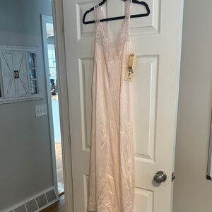 Vintage  Pink Lace Slip Dress/nightgown- NWT